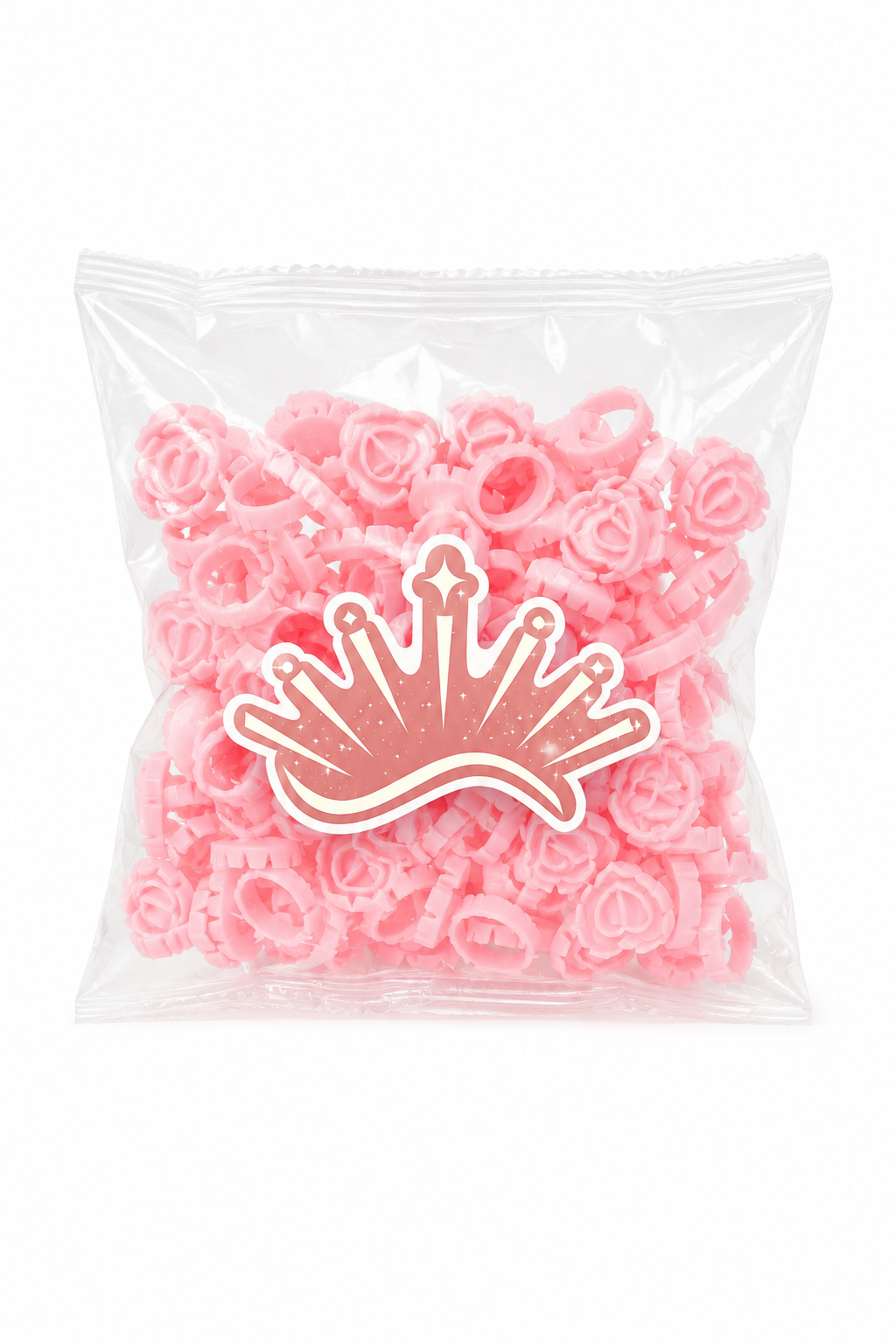 Pink Glue Rings