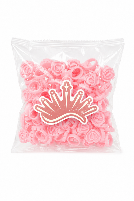 Pink Glue Rings